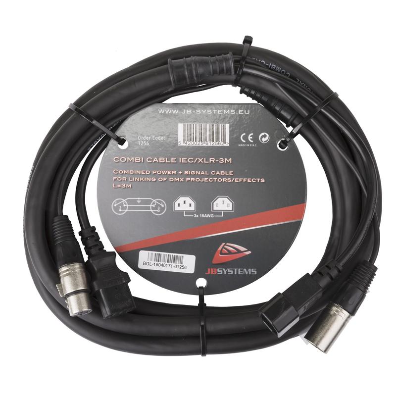 COMBI CABLE IEC/XLR 3M