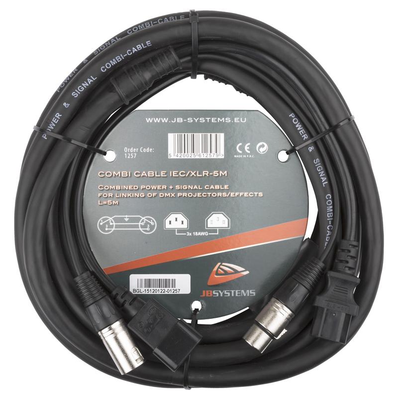 COMBI CABLE IEC/XLR 5M