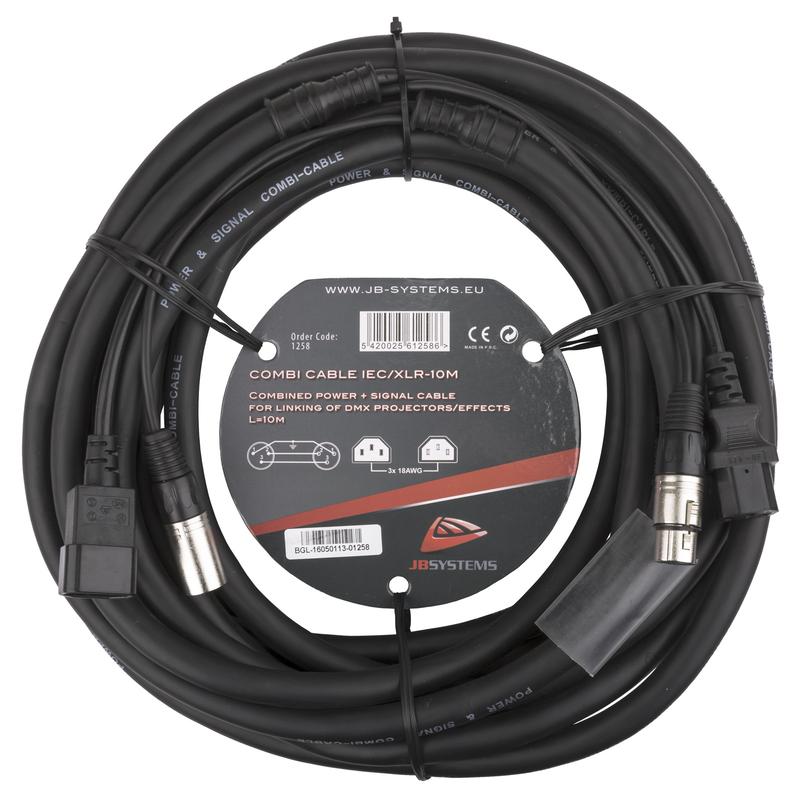 COMBI CABLE IEC/XLR 10M