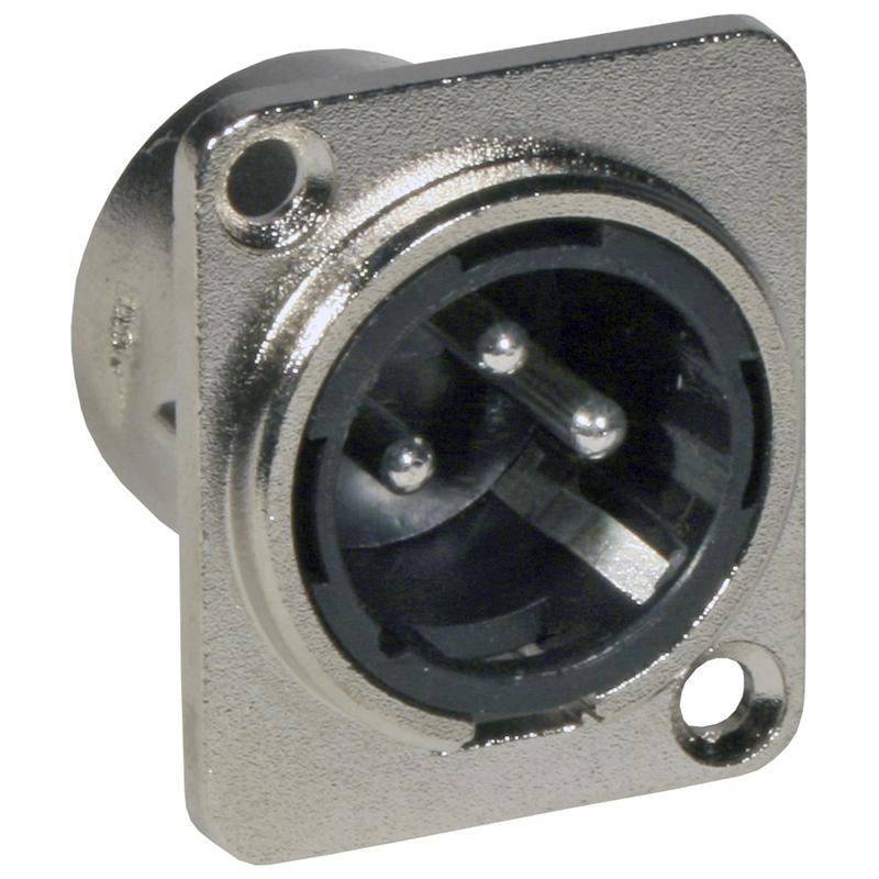 XLR male CHASSIS D-SIZE
