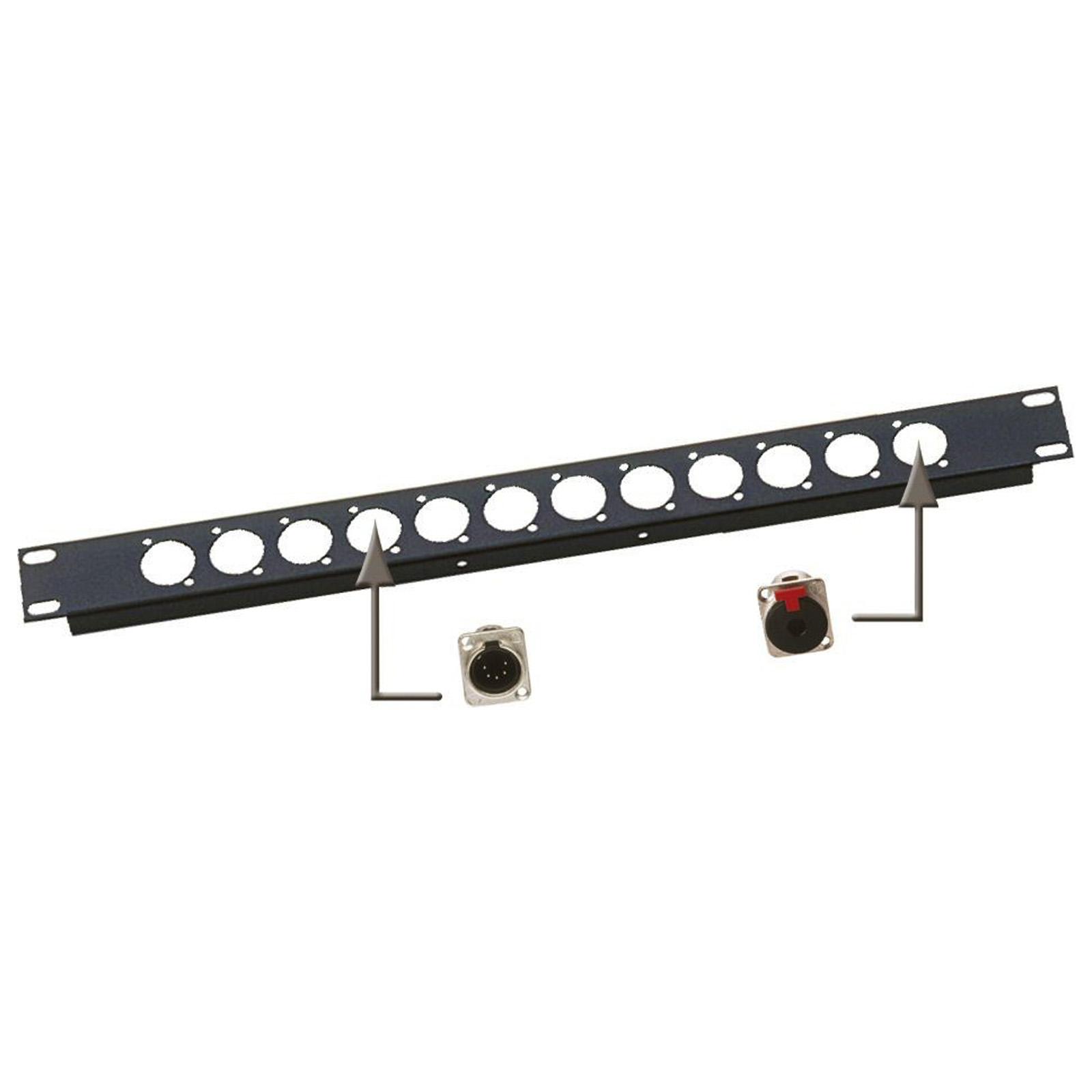 RP 1U/XLR - Rackpanel XLR (D-size)