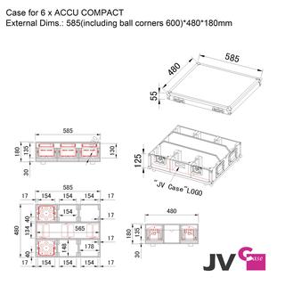 CASE FOR 6 x ACCU-COMPACT