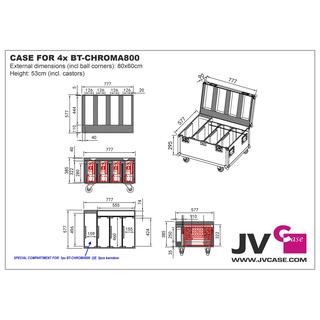 CASE FOR 4x BT-CHROMA800