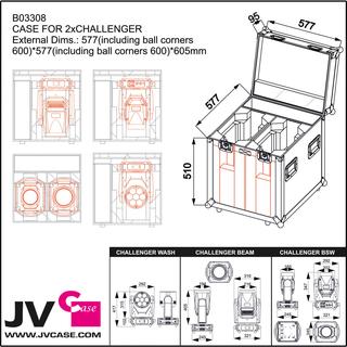 CASE FOR 2xCHALLENGER