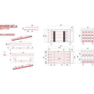 LIGHT BARS 1 - DIVIDER SET A