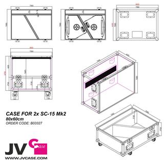 CASE FOR 2x SC-15 Mk2
