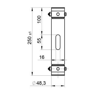 BT-TRUSS Tube BLK 250