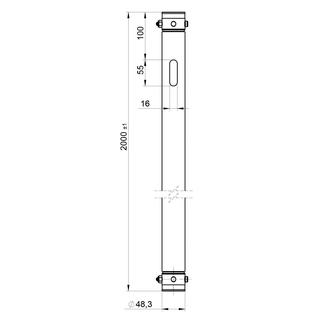 BT-TRUSS Tube BLK 2000